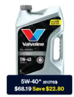 SuperCheap Auto Selected valvoline synpower engine oils offer