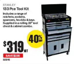 SuperCheap Auto 133 pce tool kit offer