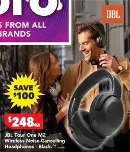 Harvey Norman Jbl tour one m2 wireless noise-cancelling headphones - black offer