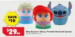 Harvey Norman Bitty boomers 'disney' portable bluetooth speaker offer