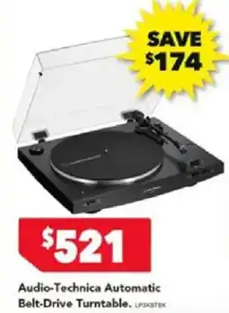 Harvey Norman Audio-technica automatic belt-drive turntable offer