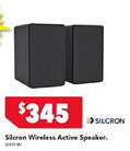 Harvey Norman Silcron wireless active speaker offer