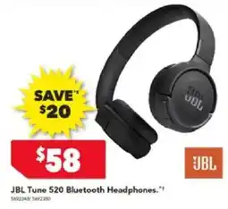 Harvey Norman Jbl tune 520 bluetooth headphones offer