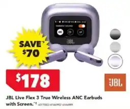 Harvey Norman Jbl live flex 3 true wireless anc earbuds with screen offer