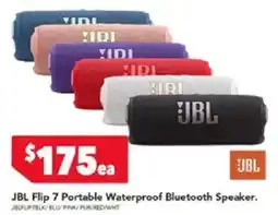 Harvey Norman Jbl flip 7 portable waterproof bluetooth speaker offer