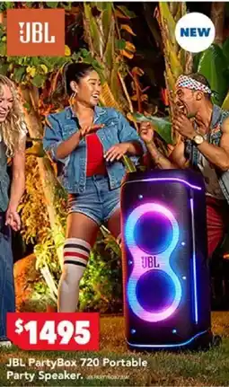 Harvey Norman Jbl partybox 720 portable party speaker offer