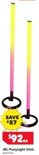 Harvey Norman JBL PartyLight Stick offer