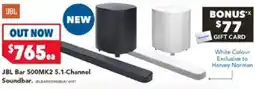 Harvey Norman Jbl bar 500mk2 5.1-channel soundbar offer