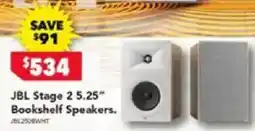Harvey Norman JBL Stage 2 5.25" Bookshelf Speakers offer