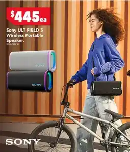 Harvey Norman Sony ult field 5 wireless portable speaker offer