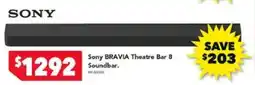 Harvey Norman Sony bravia theatre bar 8 soundbar offer
