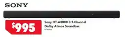 Harvey Norman Sony ht-a3000 3.1-channel dolby atmos soundbar offer