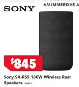 Harvey Norman Sony sa-rss 180w wireless rear speakers offer