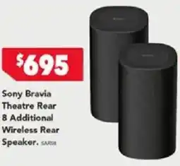 Harvey Norman Sony bravia 100w theatre sub 7 additional wireless subwoofer offer