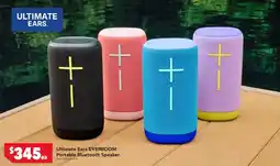 Harvey Norman Ultimate ears everboom portable bluetooth speaker offer