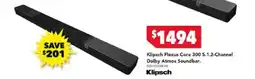 Harvey Norman Klipsch flexus core 300 5.1.2-channel dolby atmos soundbar offer