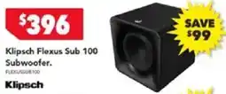 Harvey Norman Klipsch Flexus Sub 100 Subwoofer offer
