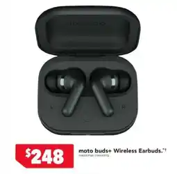 Harvey Norman Moto buds+ wireless earbuds offer