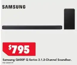 Harvey Norman Samsung q600f q series 3.1.2-channel soundbar offer
