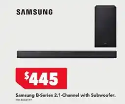Harvey Norman Samsung b-series 2.1-channel with subwoofer offer