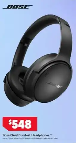 Harvey Norman Bose QuietComfort Headphones offer