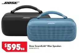 Harvey Norman Bose SoundLink Max Speaker offer
