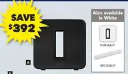 Harvey Norman Sonos Sub Gen 4 Subwoofer offer