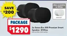 Harvey Norman 2x Sonos Era 300 Premium Smart Speaker offer