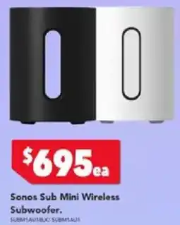 Harvey Norman Sonos Sub Mini Wireless Subwoofer offer
