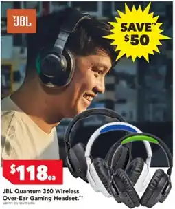 Harvey Norman JBL Quantum 360 Wireless Over-Ear Gaming Headset offer