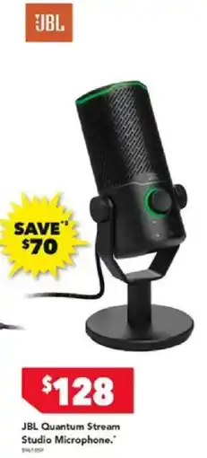 Harvey Norman JBL Quantum Stream Studio Microphone offer