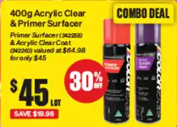 SuperCheap Auto Acrylic Clear & Primer Surfacer offer