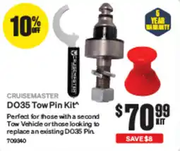 SuperCheap Auto Cruisemaster do35 tow pin kit offer