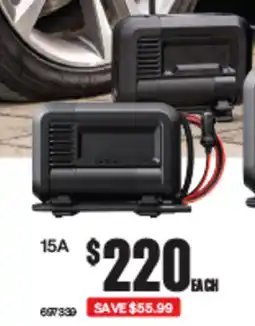 SuperCheap Auto Portable air inflators 15A offer