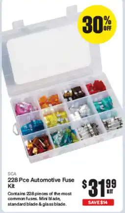 SuperCheap Auto SCA 228 Pce Automotive Fuse Kit offer