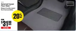 SuperCheap Auto Floor Mats offer