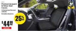 SuperCheap Auto Premium Jacquard & Velour Seat Covers offer