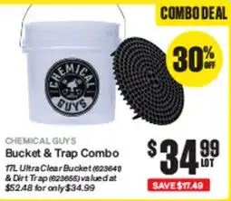 SuperCheap Auto Chemical guys bucket & trap combo offer
