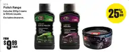 SuperCheap Auto SCA Polish Range offer