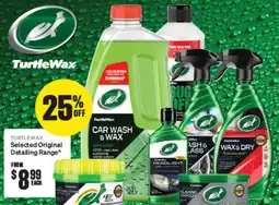 SuperCheap Auto TURTLE WAX Selected Original Detailing Range offer