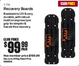 SuperCheap Auto XTM Recovery Boards offer