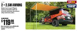 SuperCheap Auto Xtm awning offer