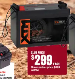 SuperCheap Auto Xtm 100ah agm deep cycle batteries offer