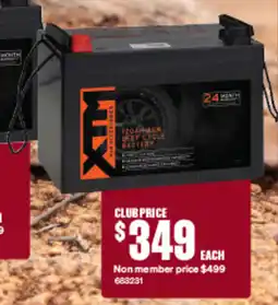 SuperCheap Auto 120ah agm deep cycle batteries offer
