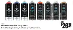 SuperCheap Auto MTN Selected Automotive Spray Paints offer