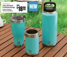 SuperCheap Auto SWISS TECH Aqua Shimmer Drinkware Range offer