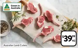 Foodworks Australian Lamb Cutlets offer