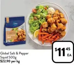 Foodworks Global Salt & Pepper Squid offer