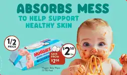 Foodworks Huggies Baby Wipes offer