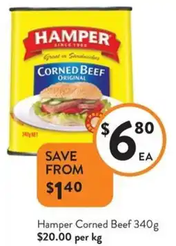 Foodworks Hamper Corned Beef offer